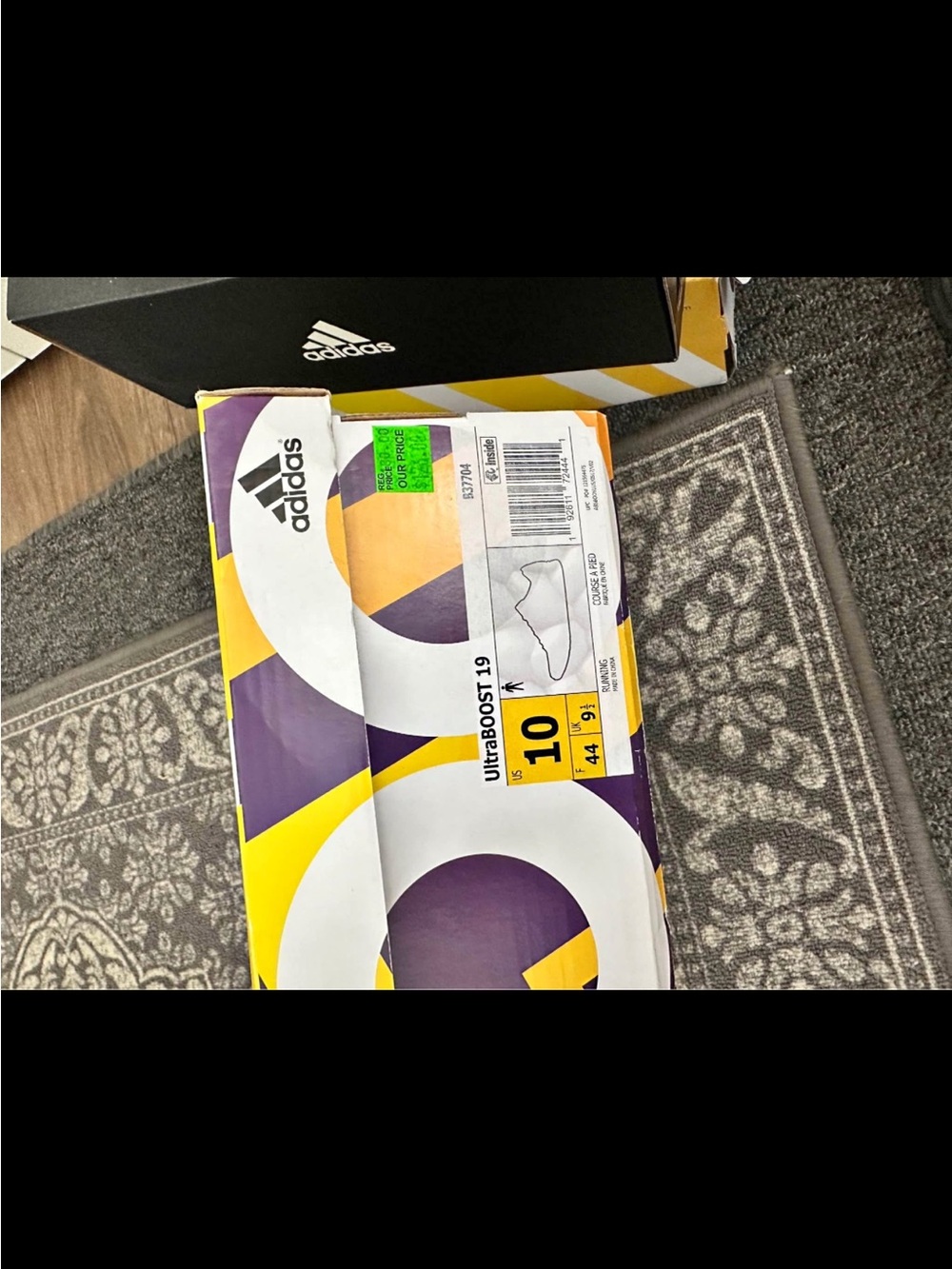 adidas Ultraboost 19 Box - Purple & Yellow